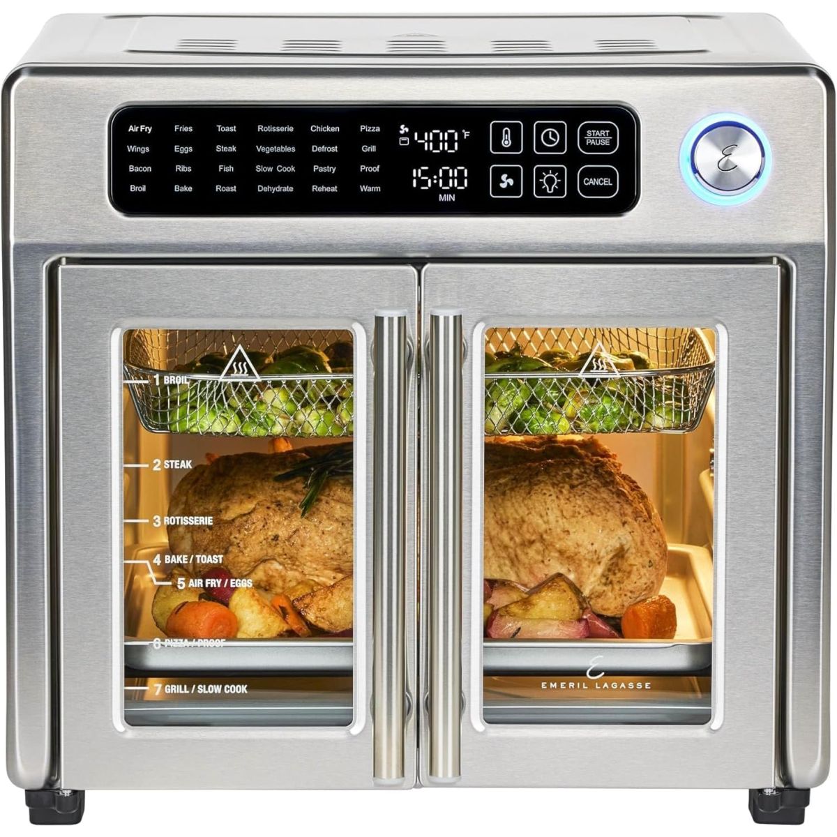 Emeril Lagasse French Door Air Fryer Toaster Oven Combo